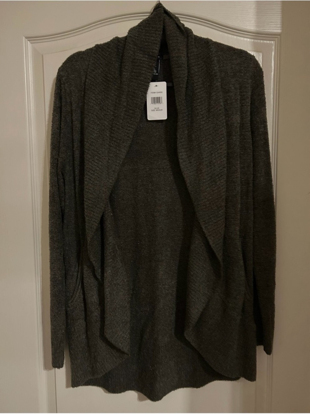 Max & Mia Cozy Olive Cardigan